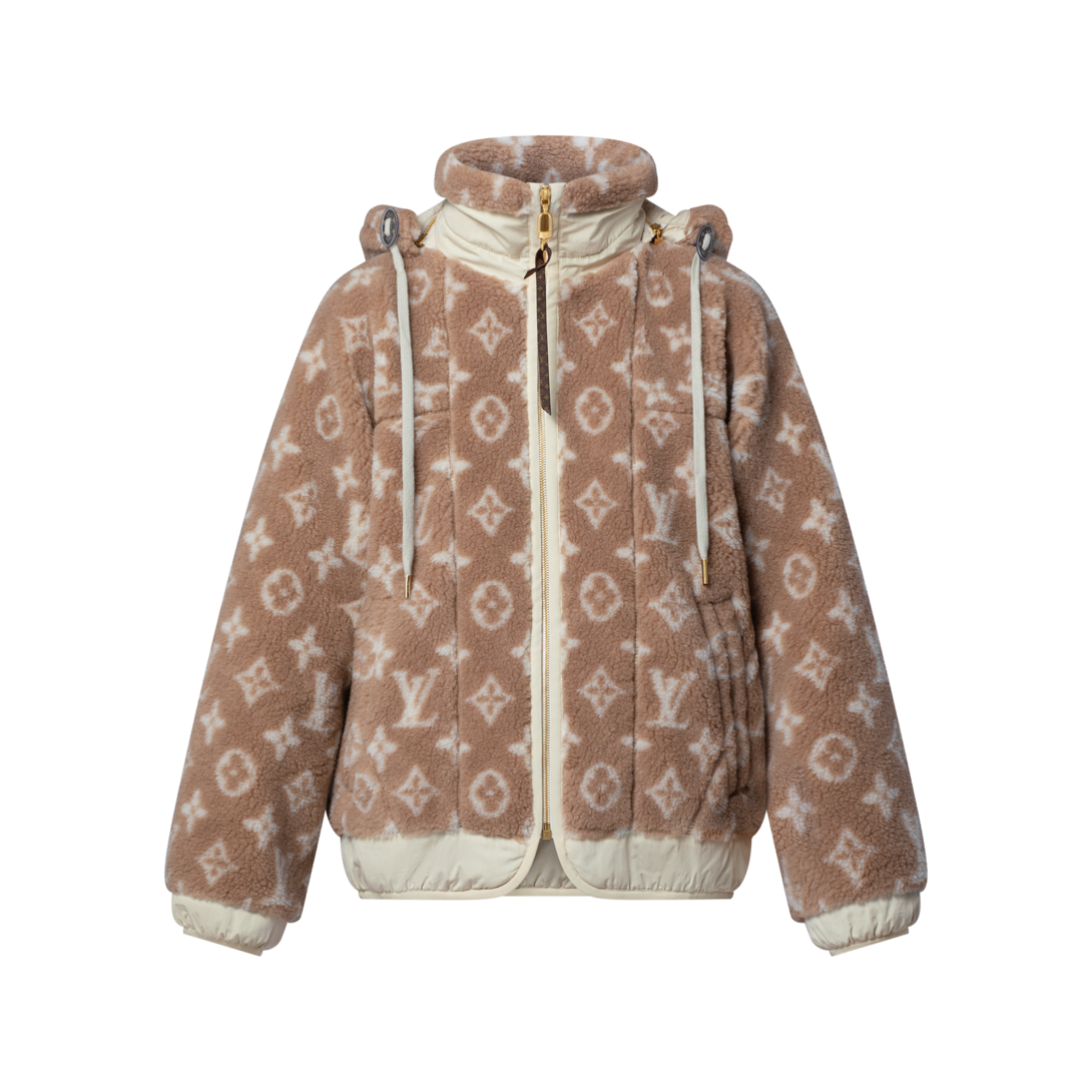 Monogram Fleece Hooded Jacket - Ready-to-Wear | LOUIS VUITTON